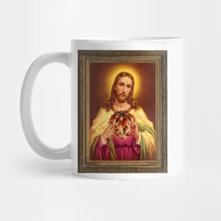 The Hot Cross (chocolate chip) Heart of Jesus Mug